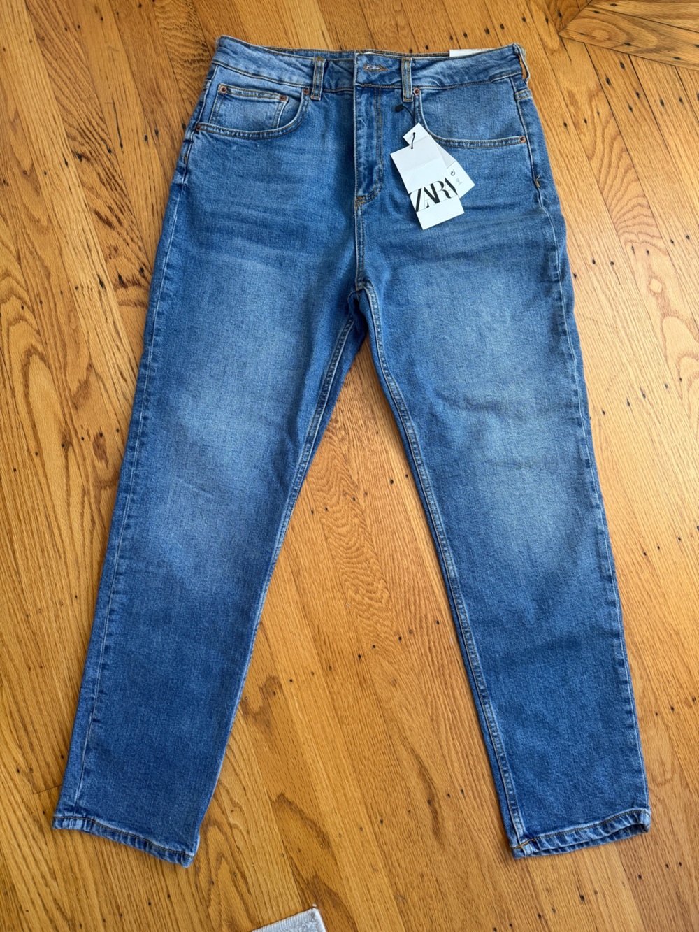 Classic High-Rise ZARA Blue Jeans